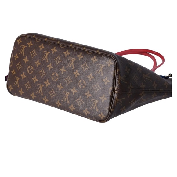 Louis Vuitton Tote Bag Neverfull MM Tote Flamingo M41663 Monogram Canvas + Pouch - Picture 15 of 15